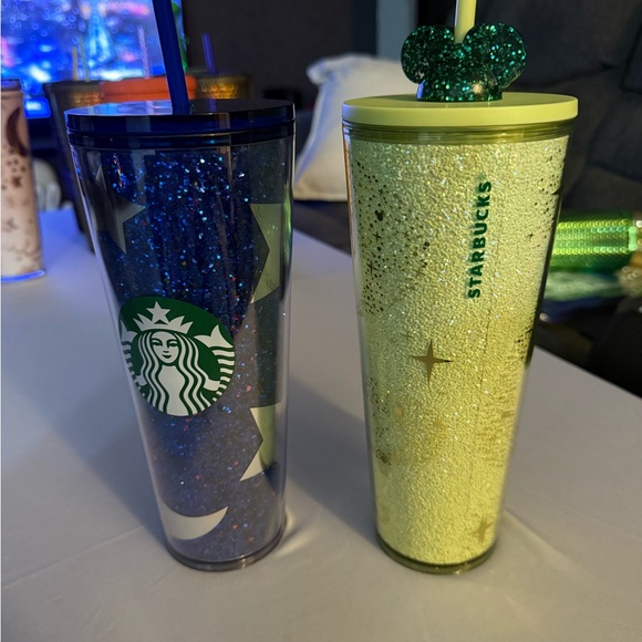 Starbucks Walt Disney World and Disney Tinker bell Tumblers